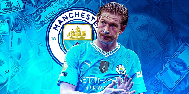 Kevin de Bruyne luôn là nhân tố không thể thiếu trong đội hình Man xanh